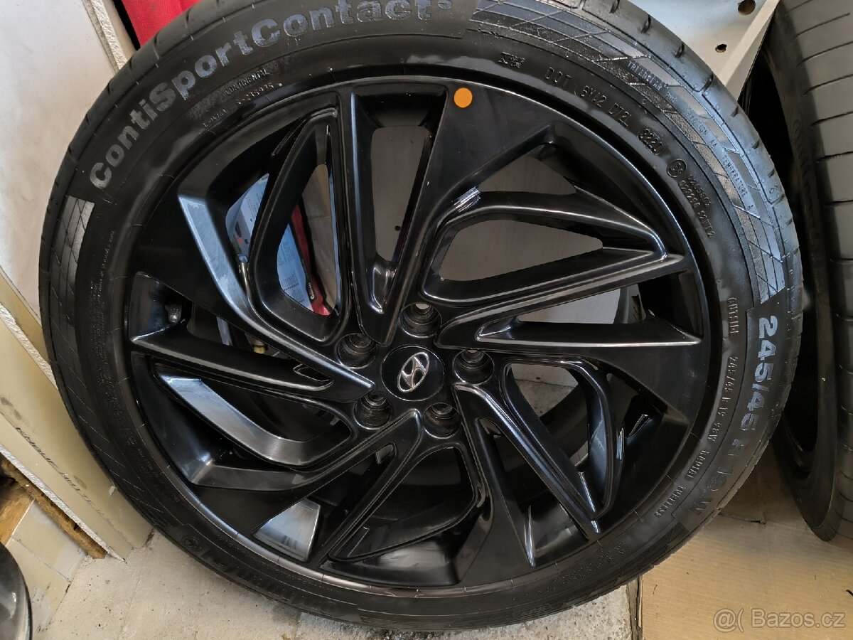 Alu kola Hyundai Tucson 5x114,3 r19 Originál,245/45/19+ TPMS