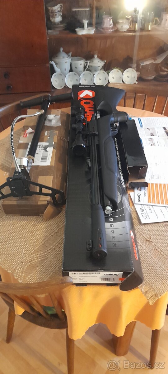 Nová Gamo vzduchovka Arrow MAGNUM +puškohled +pcp pumpa.