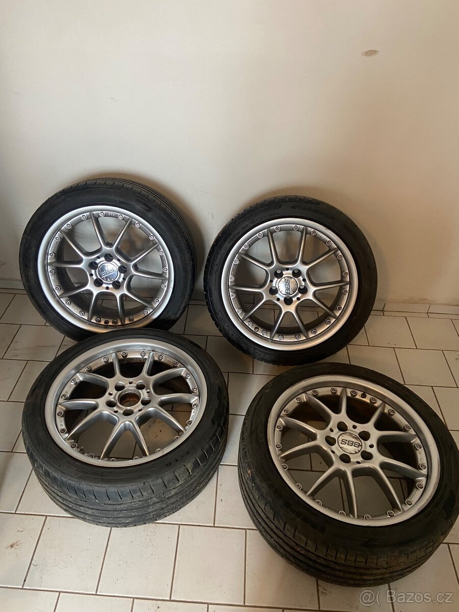 Dvoudílné BBS, 5x112, letní pneu