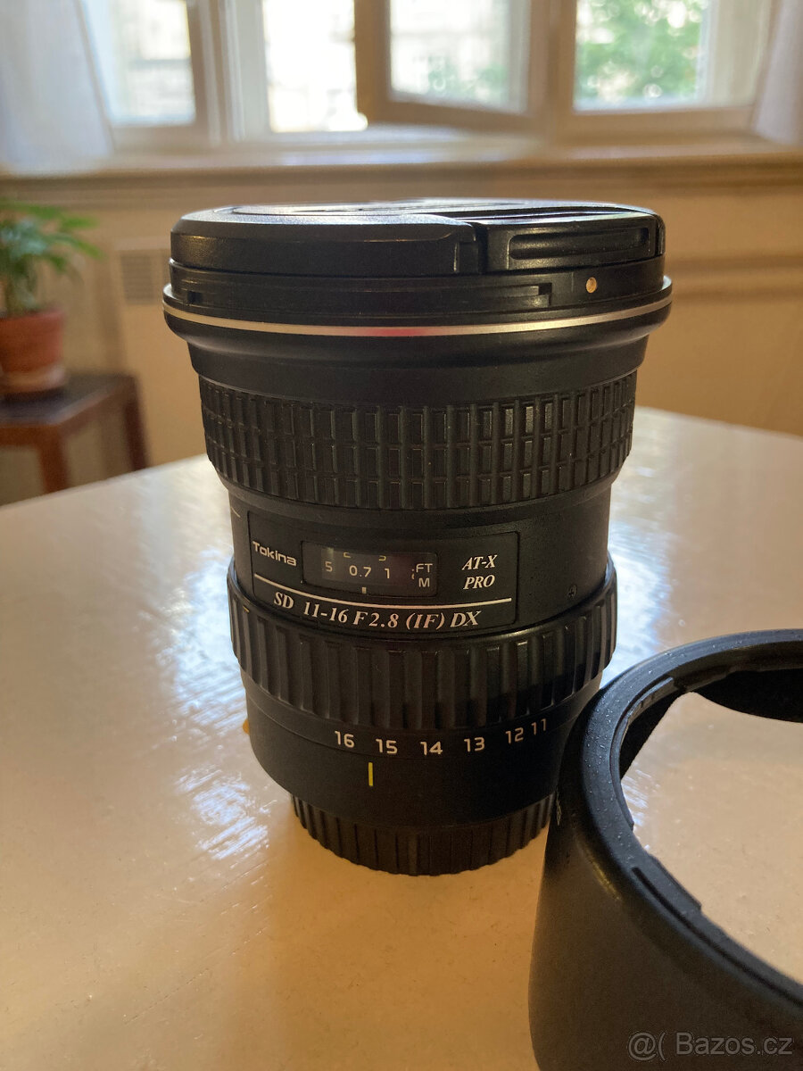 Objektiv Tokina 11–16mm f/2.8 PRO DX – bajonet Canon EF – ši