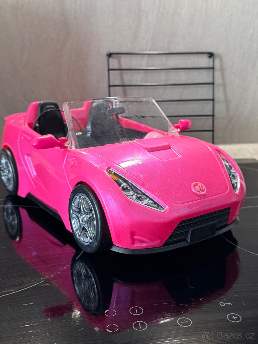 Barbie růžový kabriolet