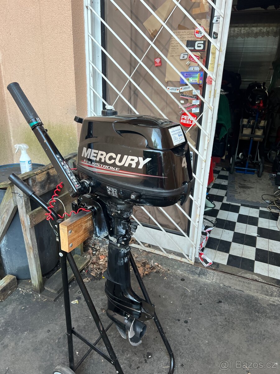 Lodni motor Mercury 6hp 4t, kratka noha, po servise