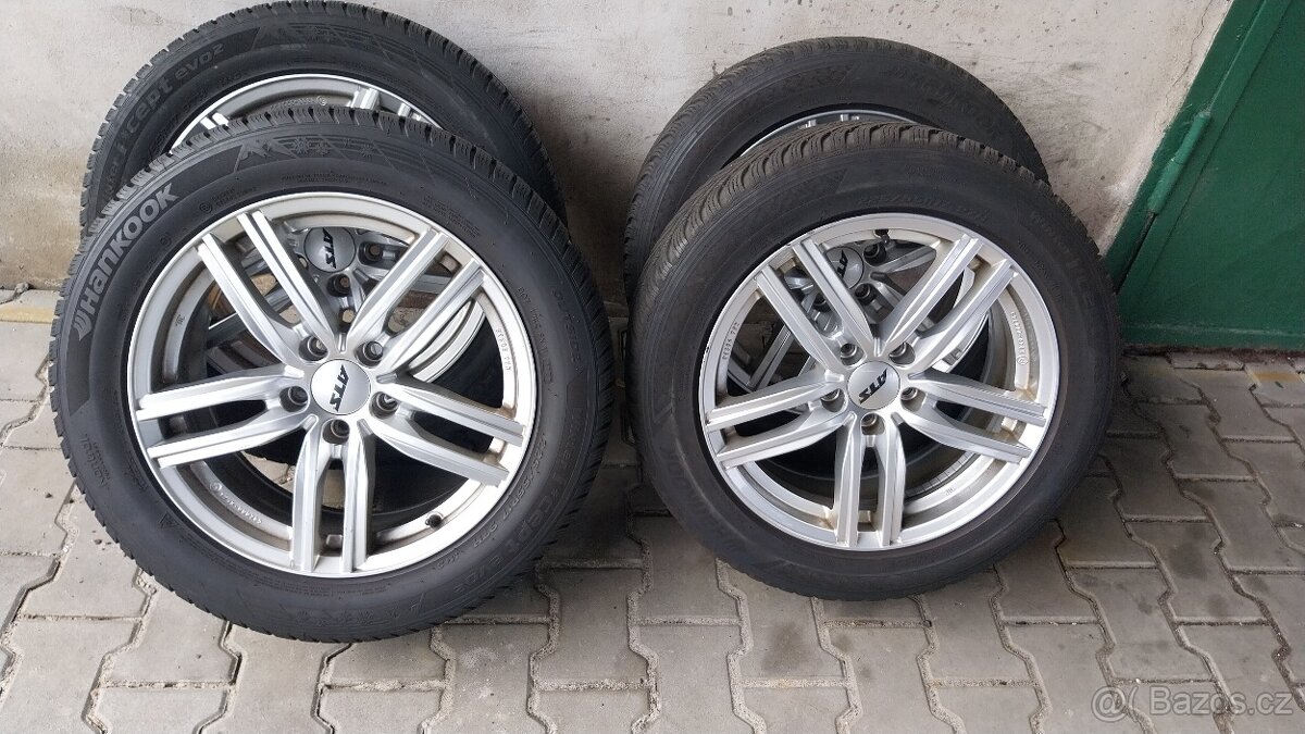 Prodám alu  AUDI, VW, ŠKODA  zimní pneu 225/55/17