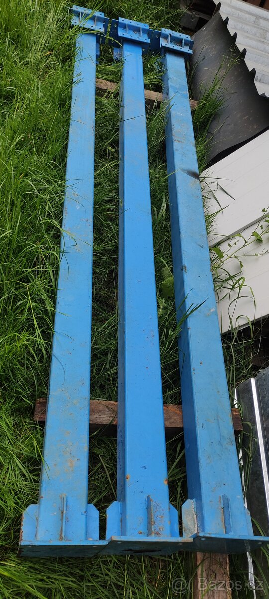 Železné sloupy 3m, Kotvy na pergoly