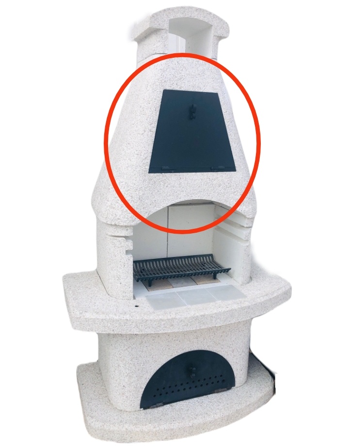 Přední díl pro zahradni krb zn. Eneko