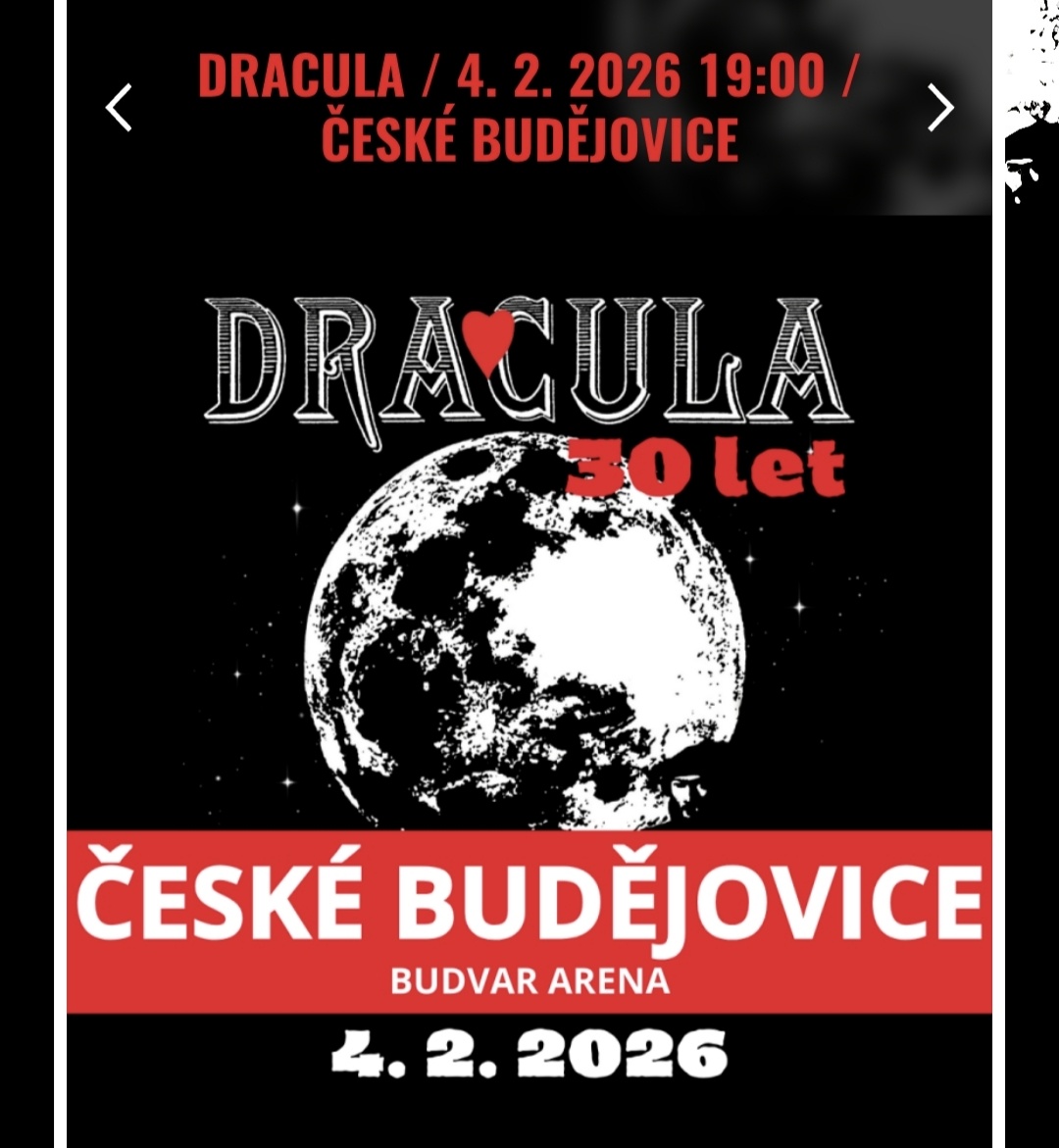 2 vstupenky na Drakulu