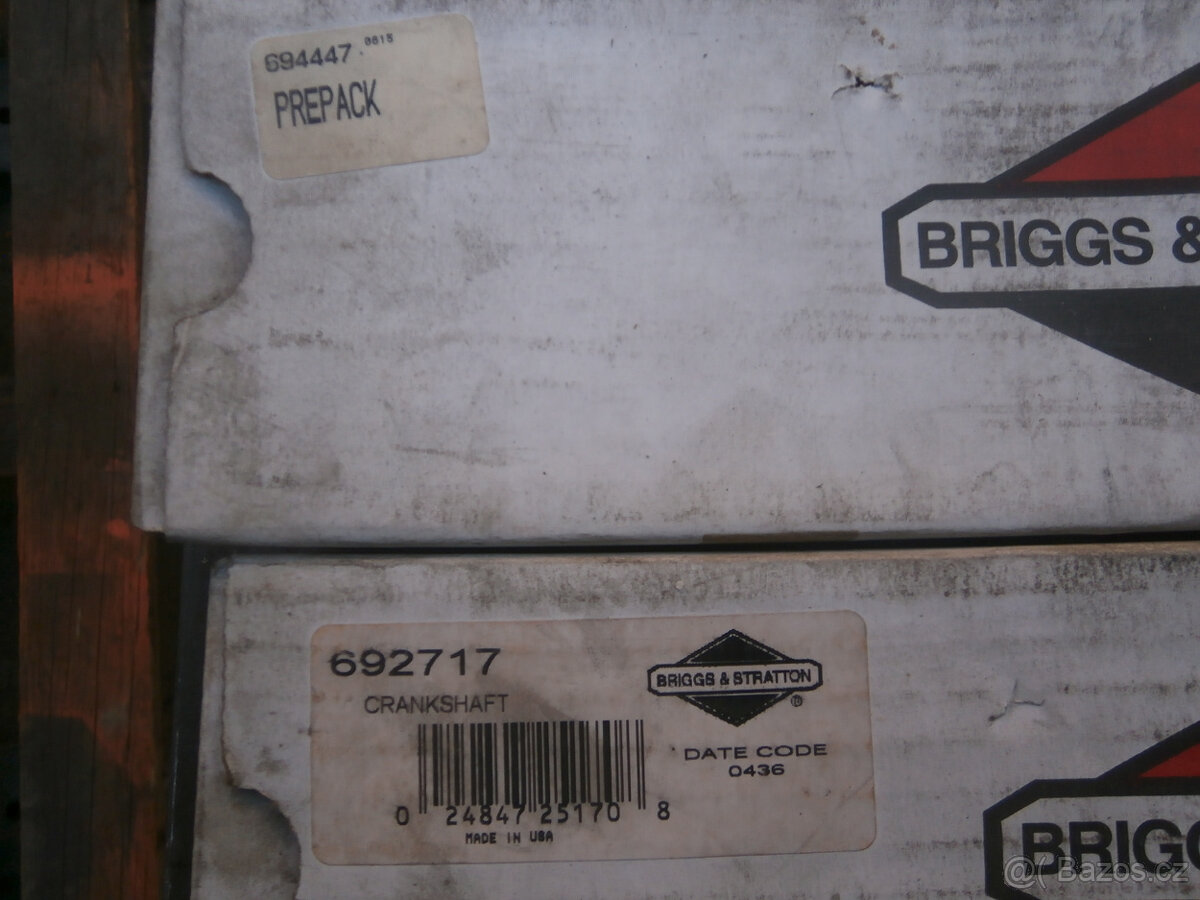 Briggs-kliková hřídel +tecumseh