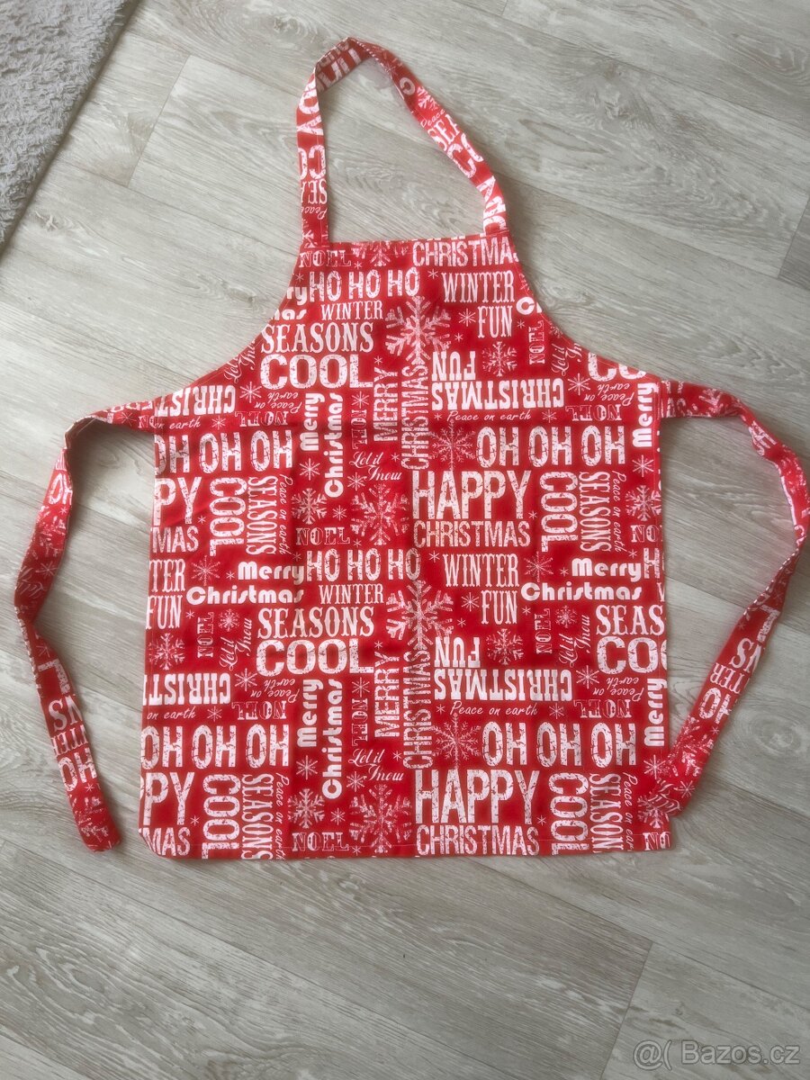 Vánoční zástěra - dětská 8-13 let