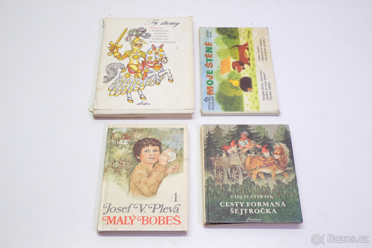 4x Kniha - pohádky pro děti
