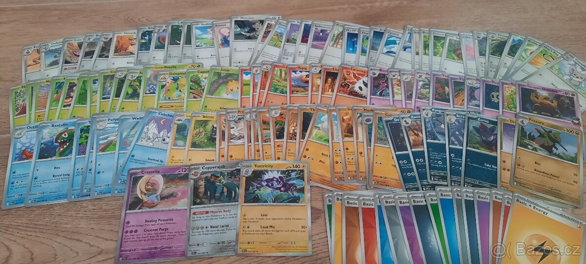 Pokémon karty MIX edic 115 ks