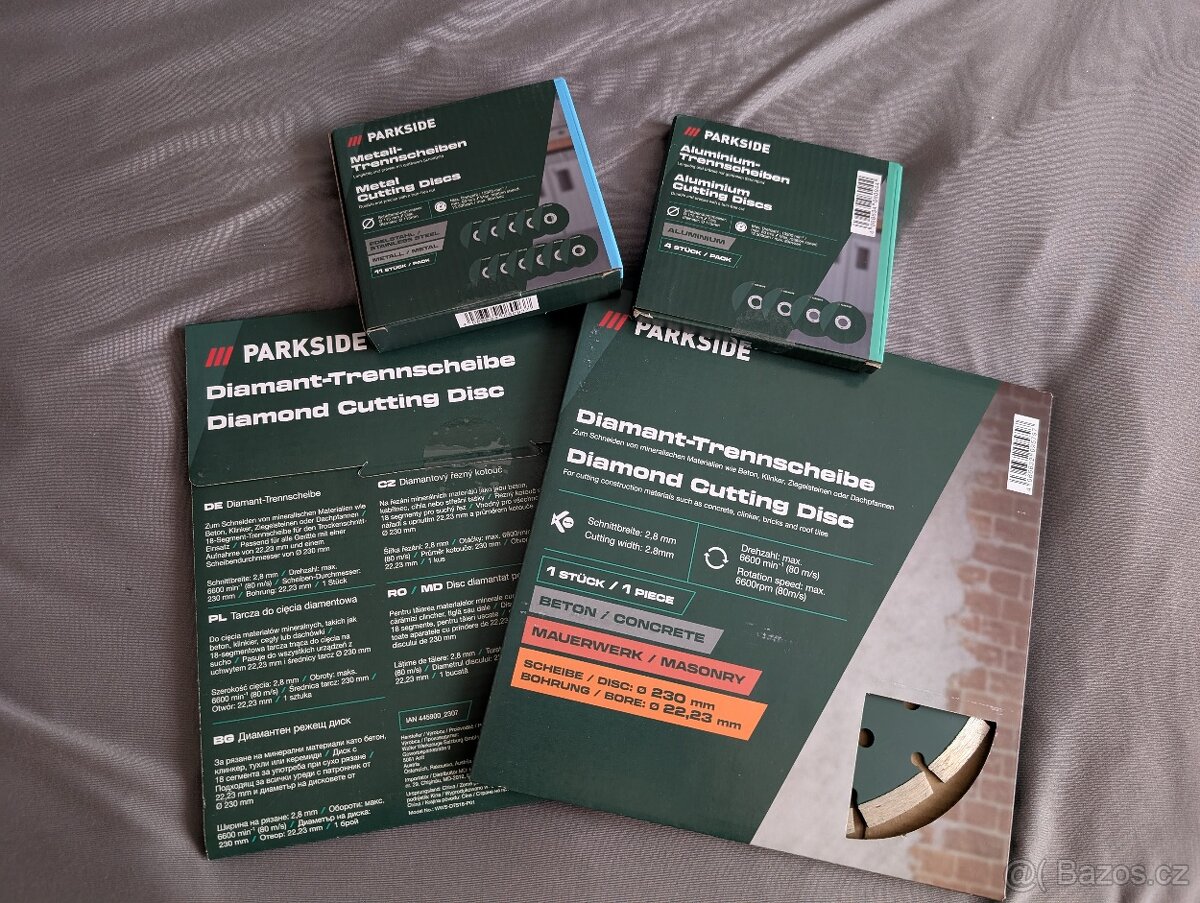 BRUSNÉ A ŘEZACÍ KOTOUČE .CENA ZA VŠE