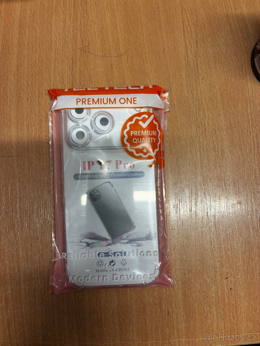IPhone 17 Pro obal čirý