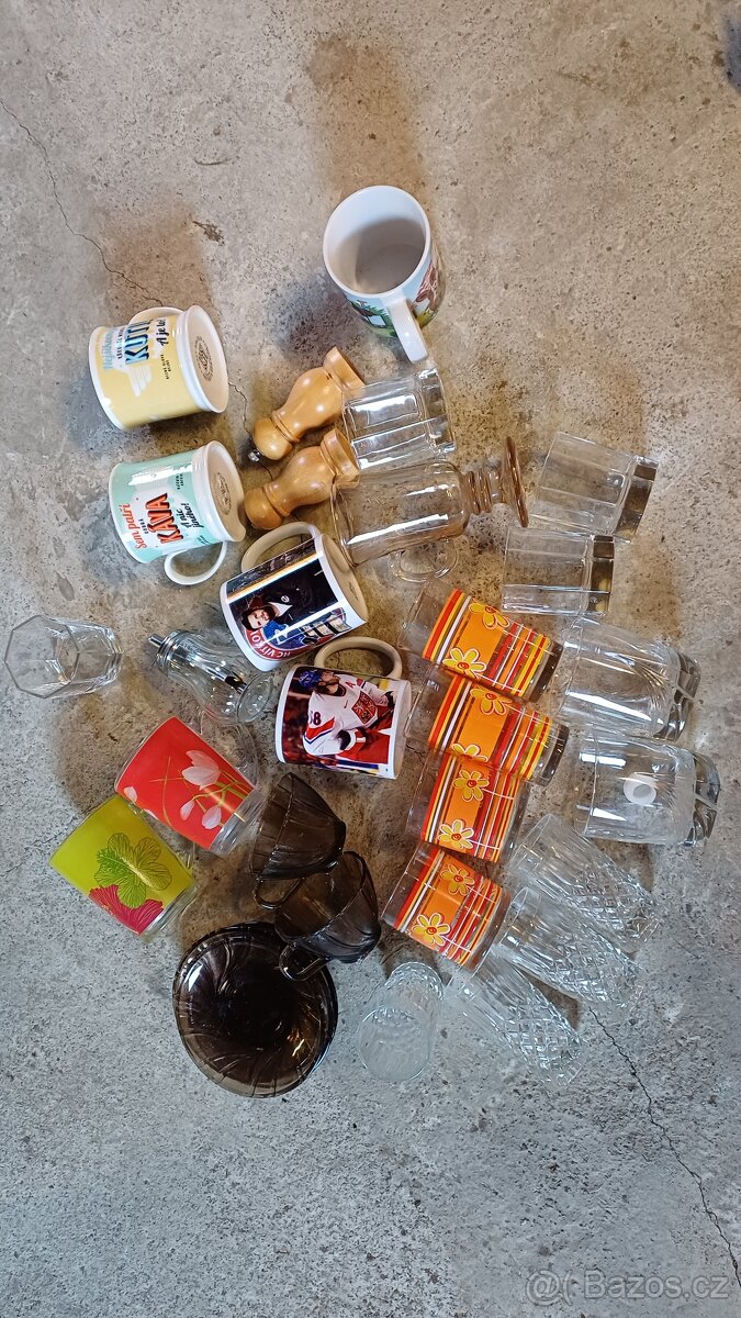 skleničky a ostatní