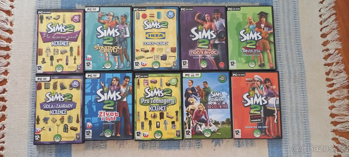Prodám hry The sims 2