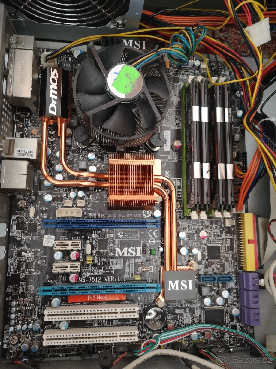 MSI Neo2 s procesorem a paměťama
