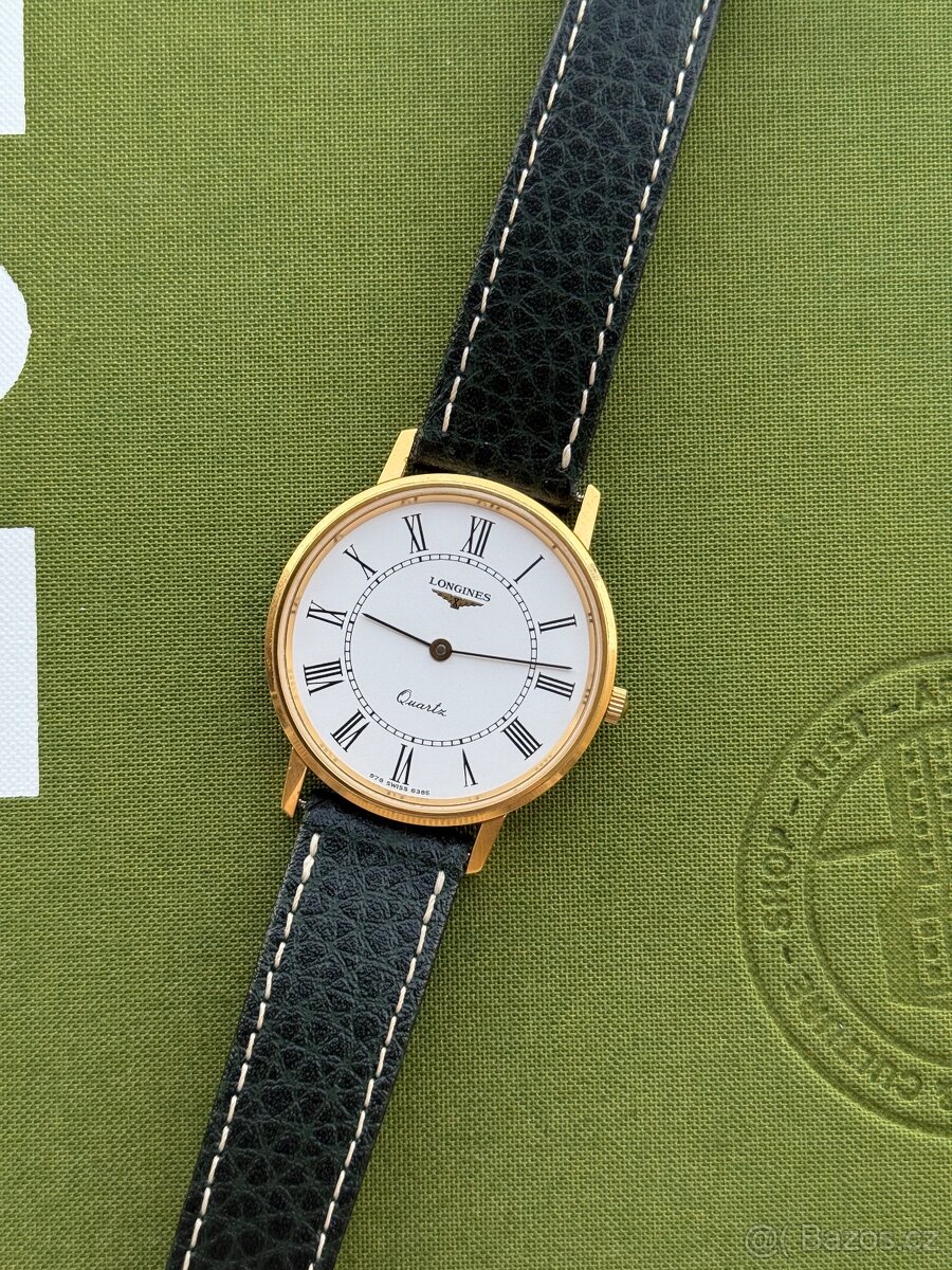 Luxusní zlaté hodinky Longines