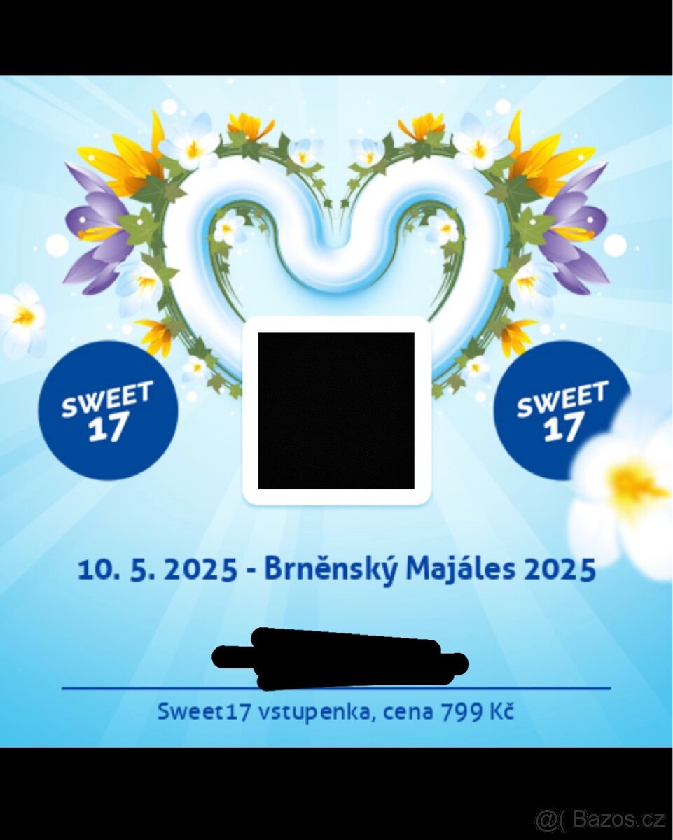 Vstupenka na Brněnský Majáles - sweet17 (Majáles Brno)