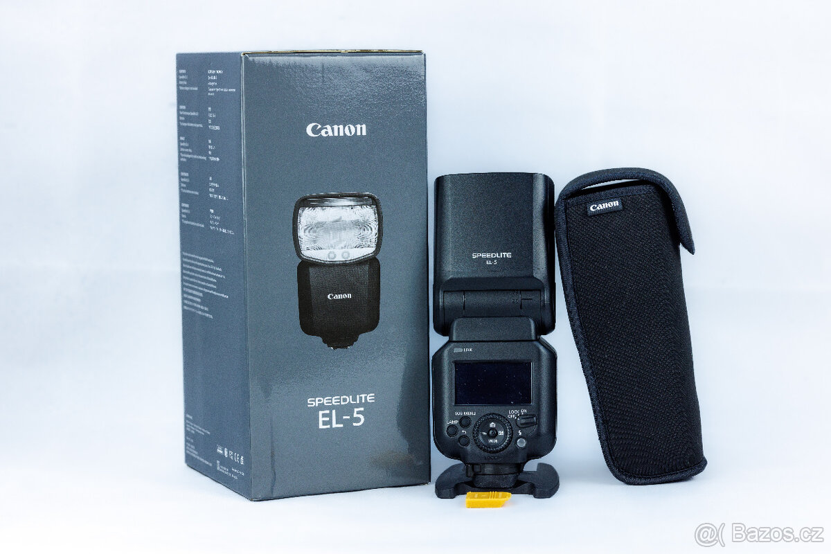 2 ks Blesk Canon Speedlite EL5 + 1 ks Canon Speedlite Transm