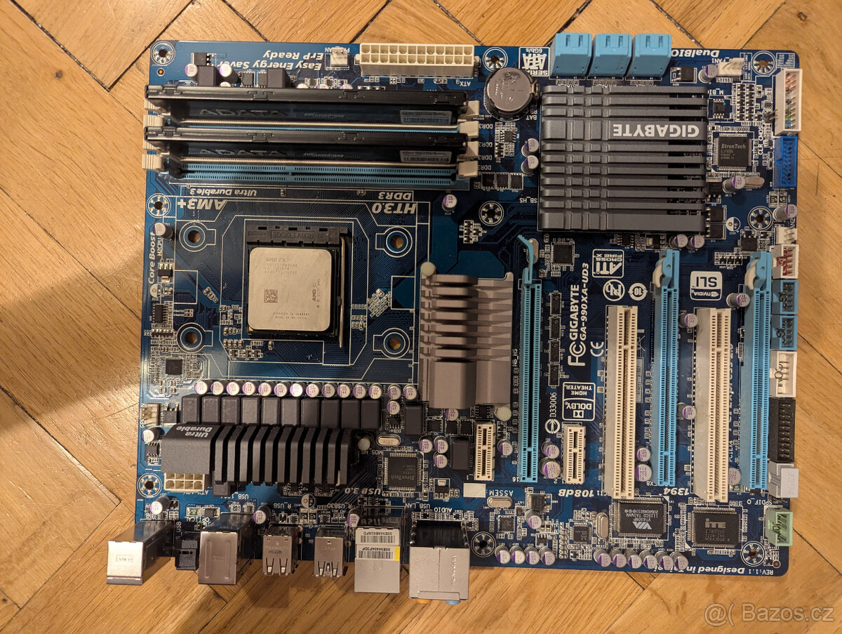 GIGABYTE GA-990-XA-UD3 | AMD FX8120 | 2x2GB DDR3 1600mhz