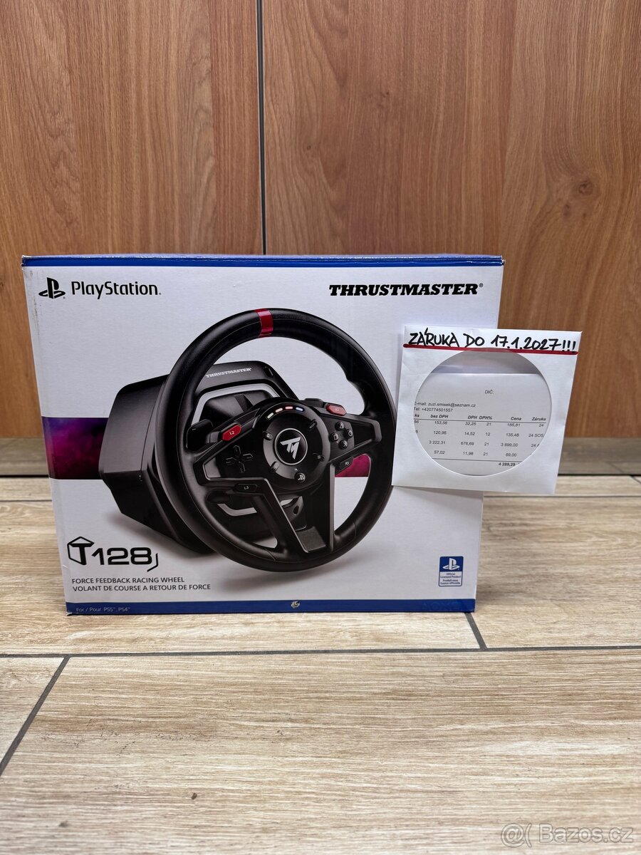 Volant Thrustmaster T128, Záruka do 17.1.2027