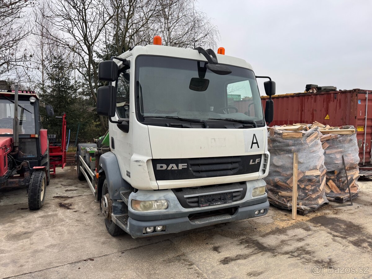 Daf Lf 55 kontejner , hydraulicka ruka