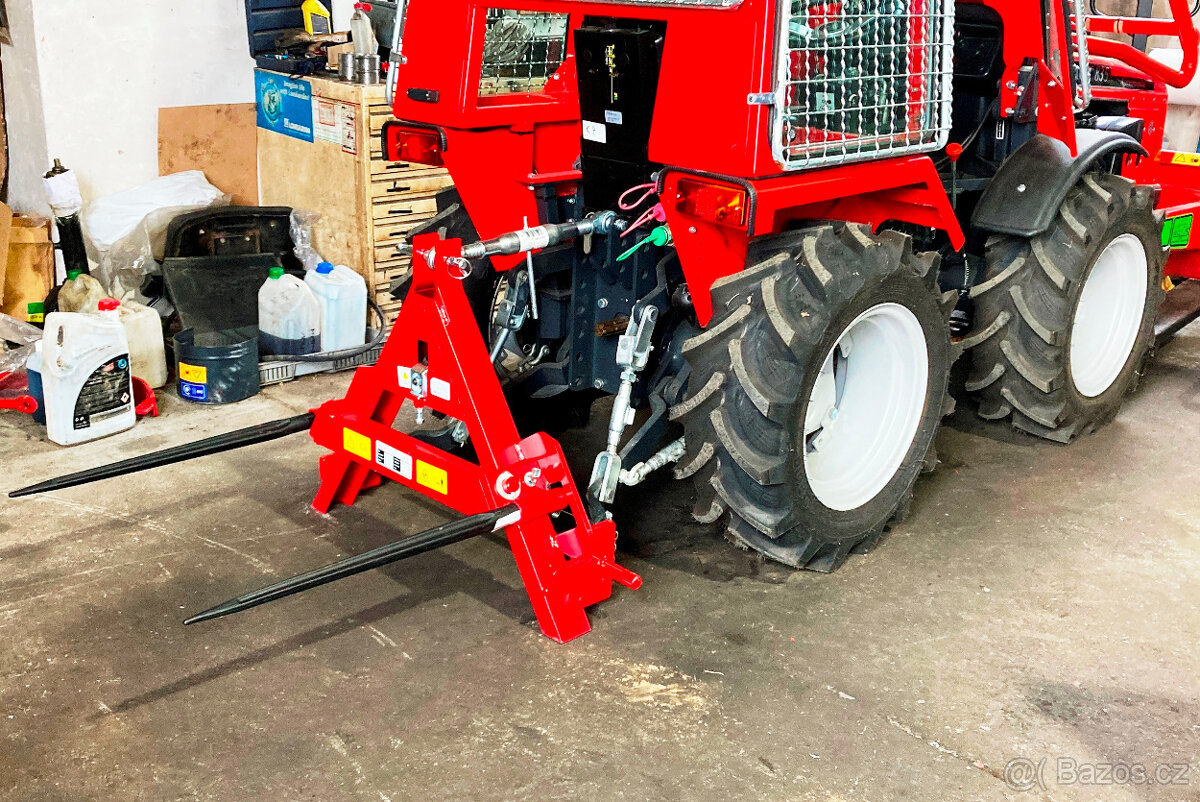Vidle na přepravu balíků pro traktor, malotraktor