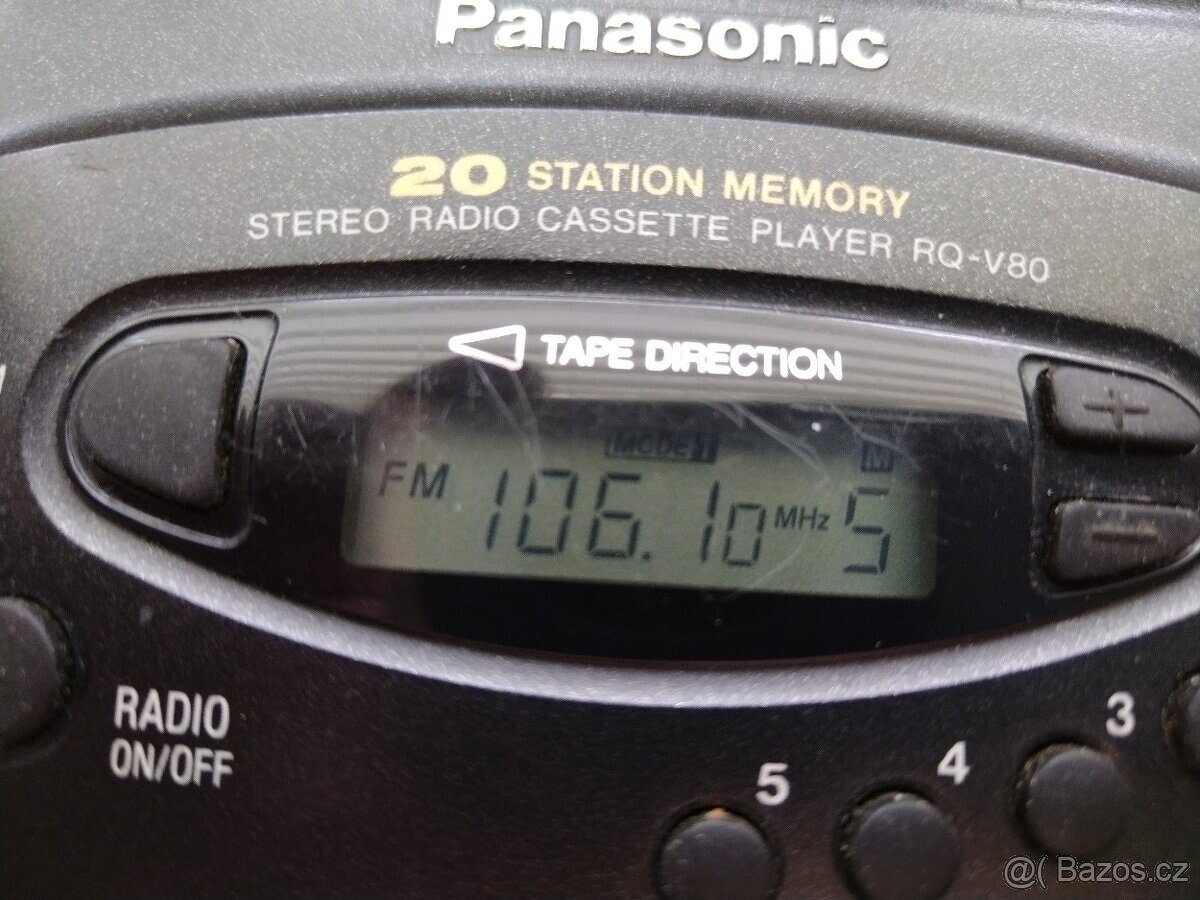 Dva Walkmany. Panasonic a Saba a bedýnky