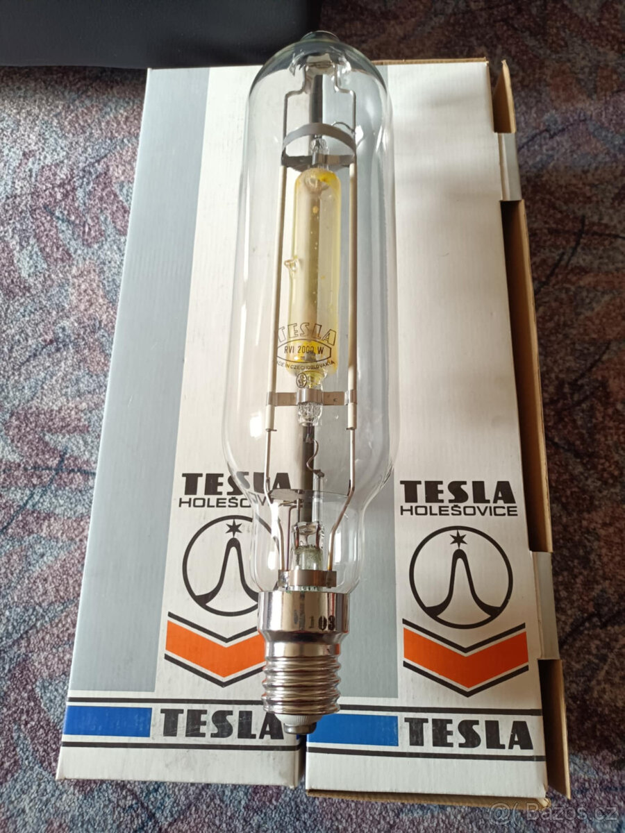 Výbojky Tesla RVI2000 nové pro Sběratele