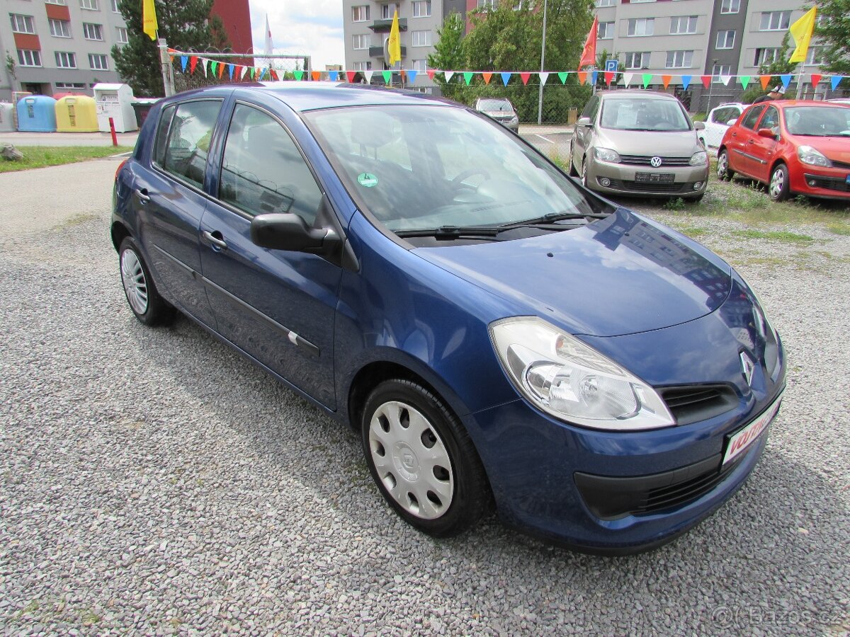 Renault Clio 1.2i 55kW, serviska, nová STK, klima