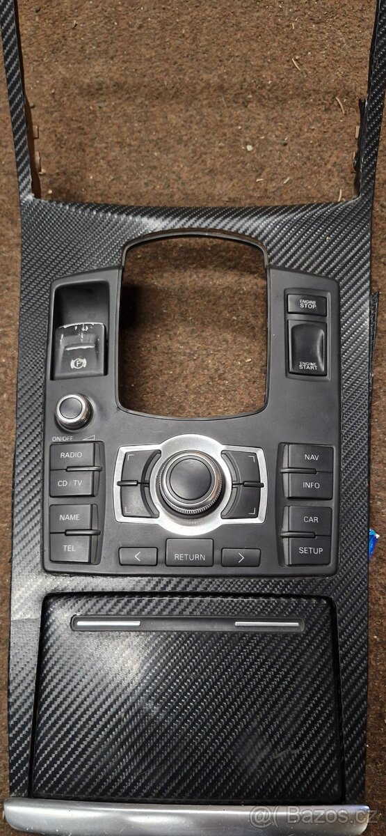 Ovladani mmi audi A8 4E D3 spinac rucni brzdy
