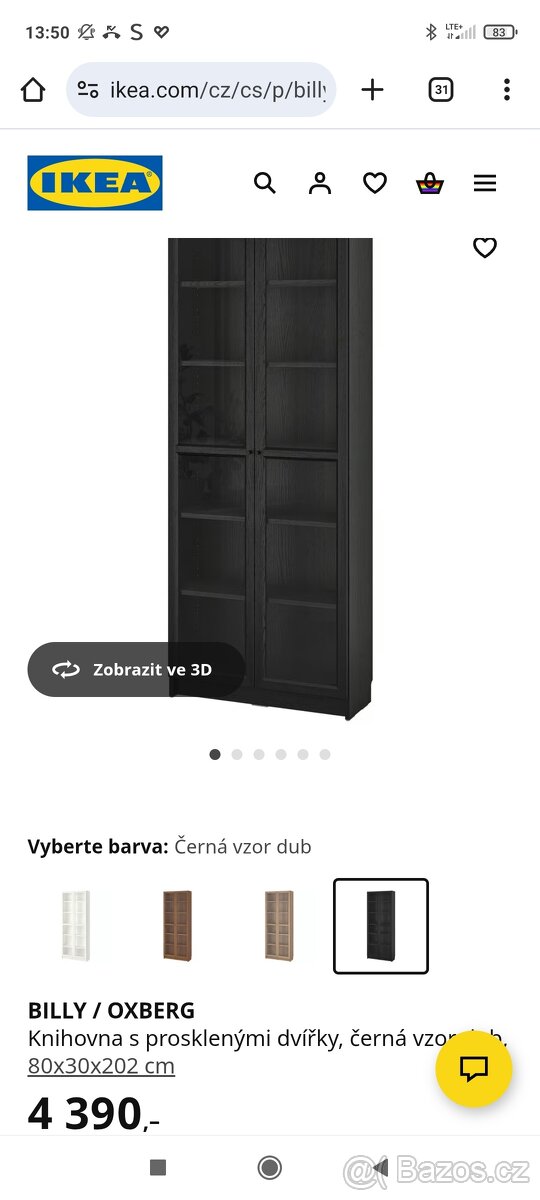 Pěkná, téměř nová knihovna