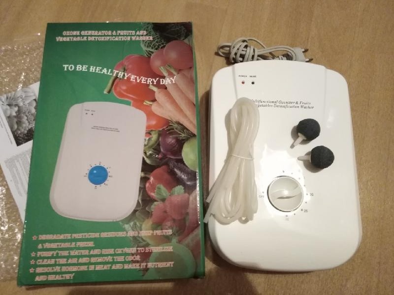 ozonový čistič vody, potravin, ovoce zeleniny, nepoužitý