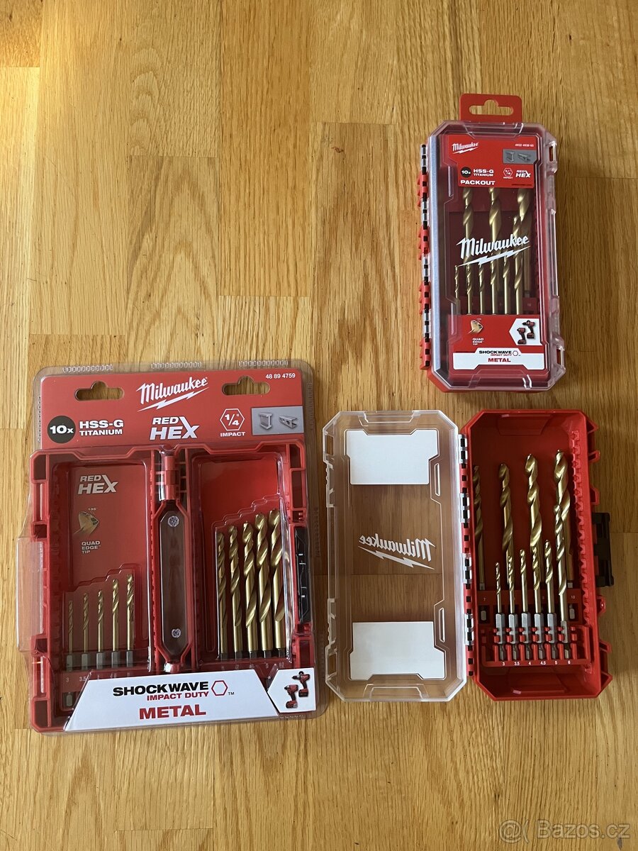 Sady vrtáku do železa