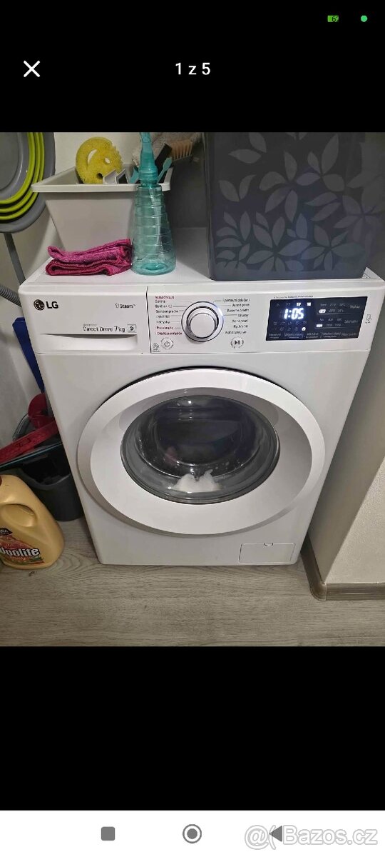 Prodám pračku LG 7kg A+++