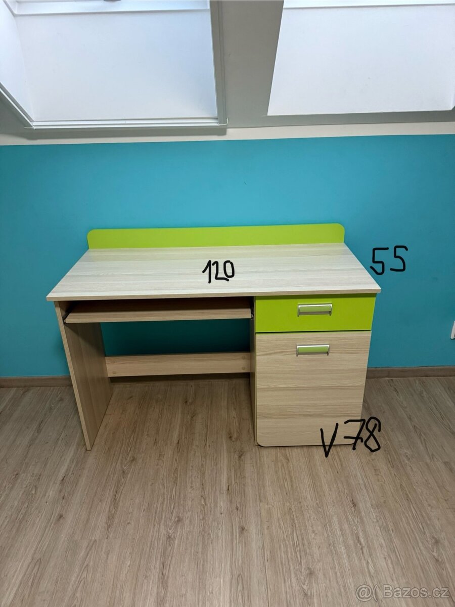 Dětský pracovní stůl + dětská židle