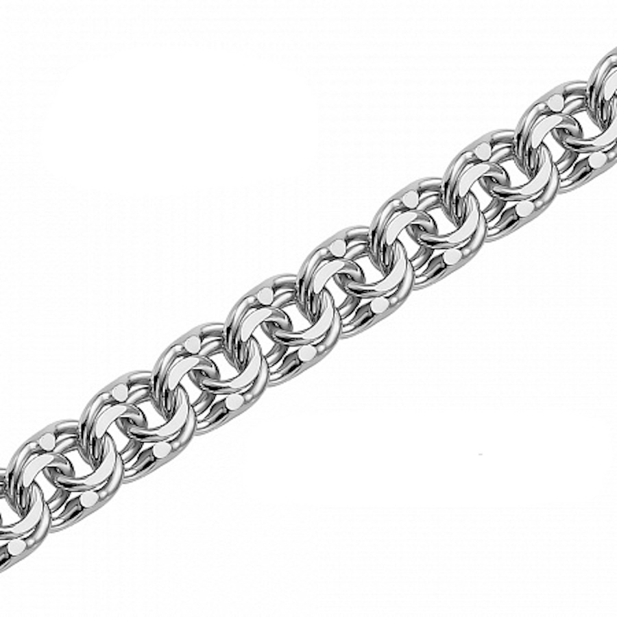 Stříbrný řetízek Bismark 60cm 9.69g ryzosti 925