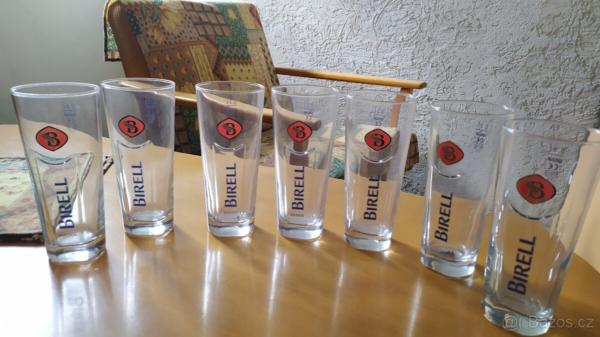 Prodám skleničky Birell
