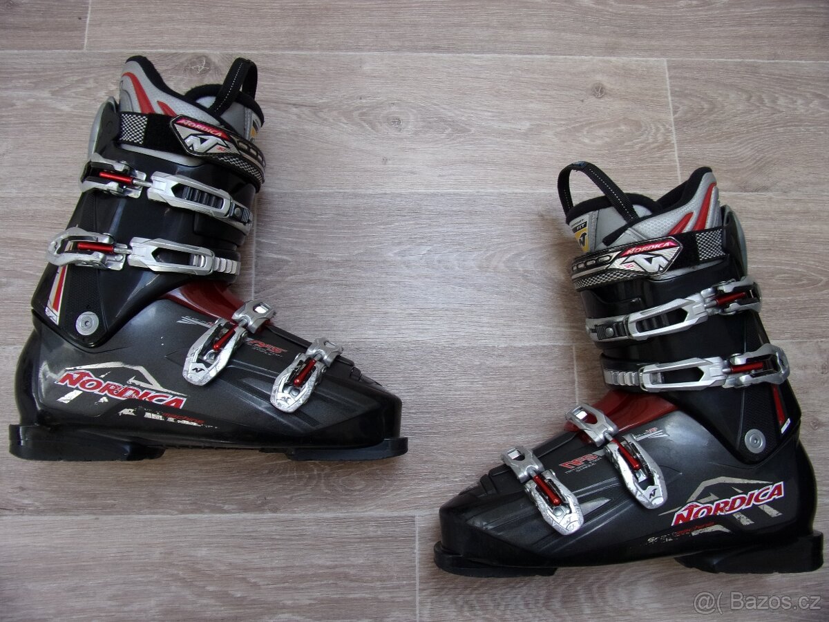 lyžáky 46, lyžařské boty 46, 30,5 cm, Nordica 90