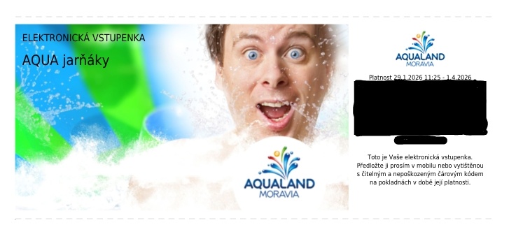 Voucher Aquland Moravia