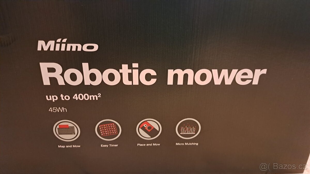 Nová nerozbalená robotická sekačka