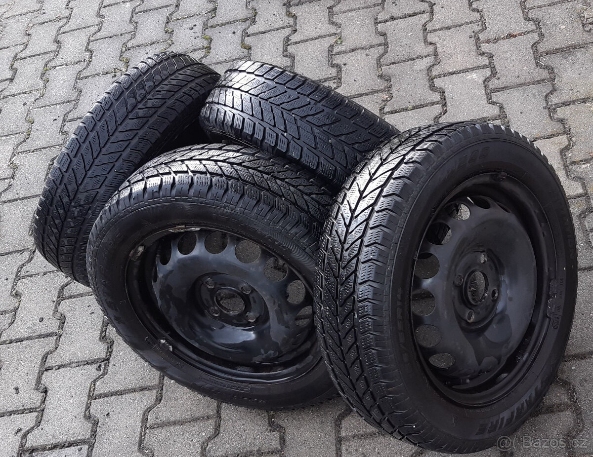 Sada kol - disky se zimními pneu 165/65 R14, C1, Aygo, P 107