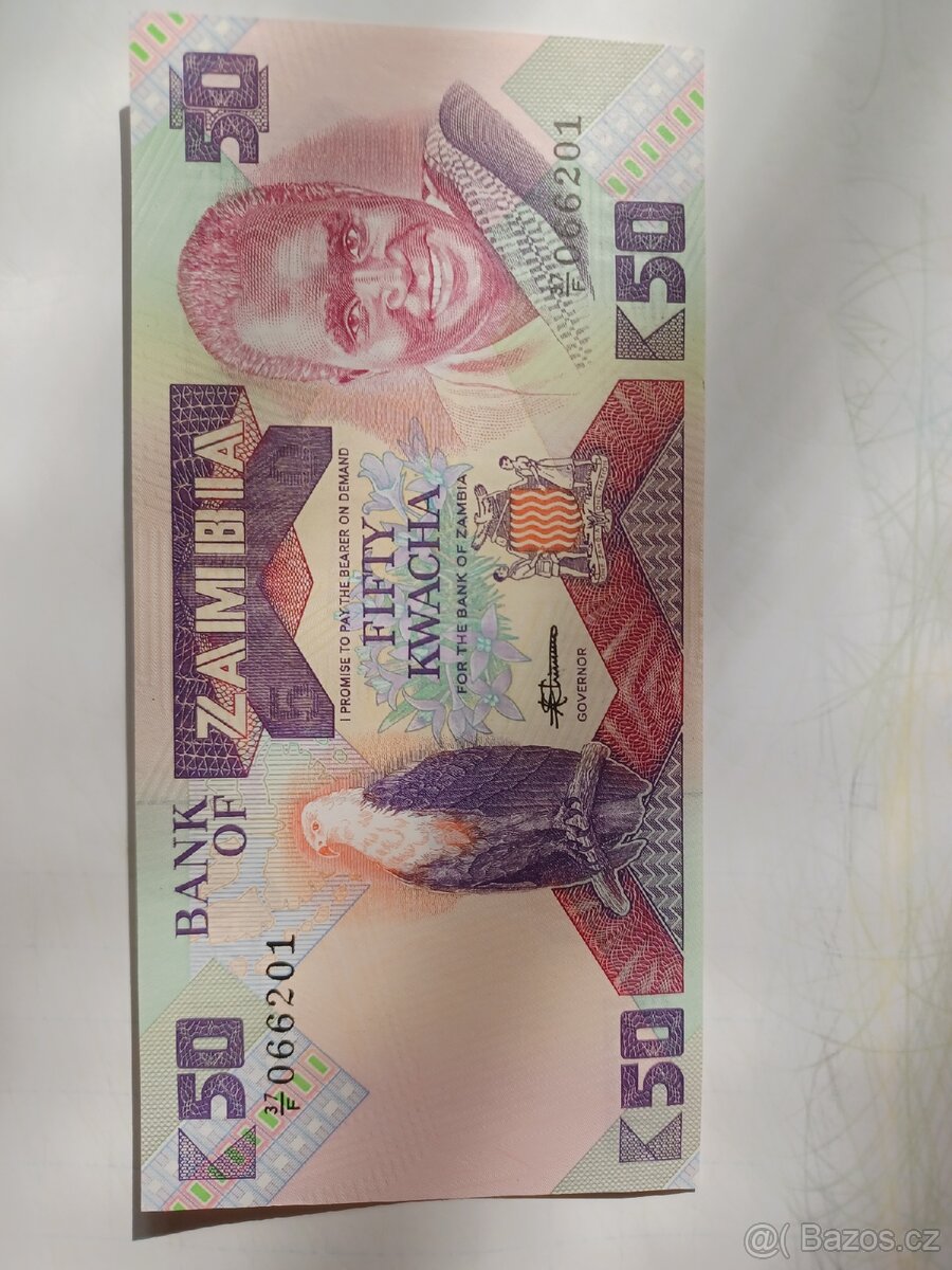 Bankovka 50 kwacha