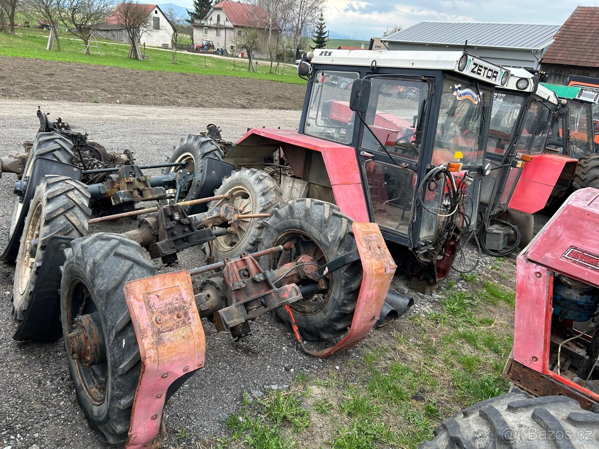 Náhradné diely na traktory zetor major a crystal