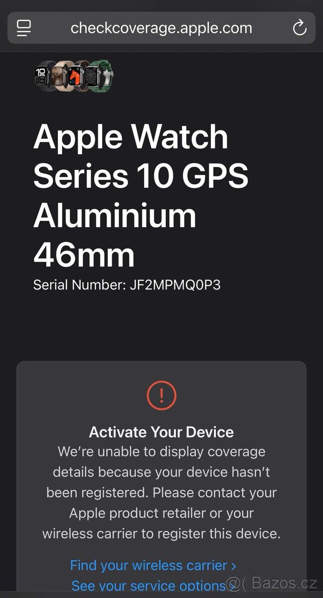 Apple Watch Series 10 GPS Aluminium 46mm Hodinky