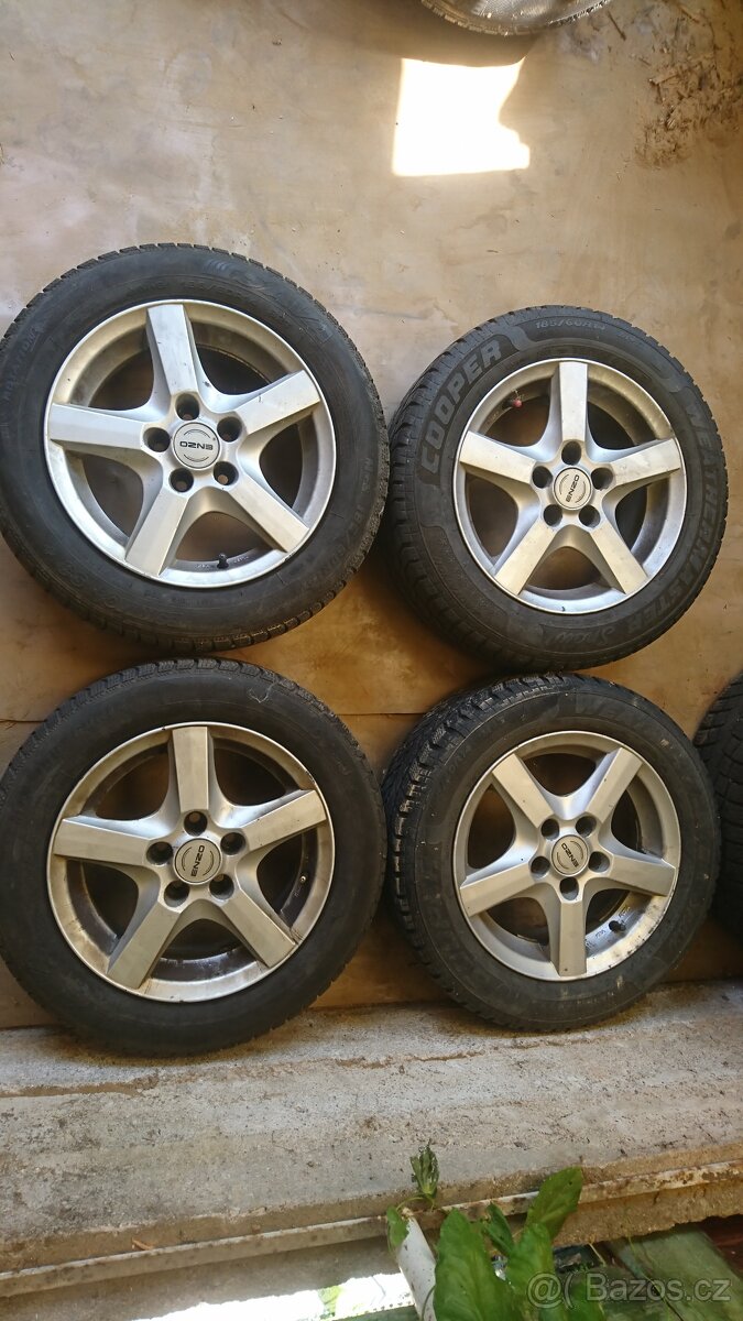 Litá kola ENZO 14" pneu 185/60 5x100