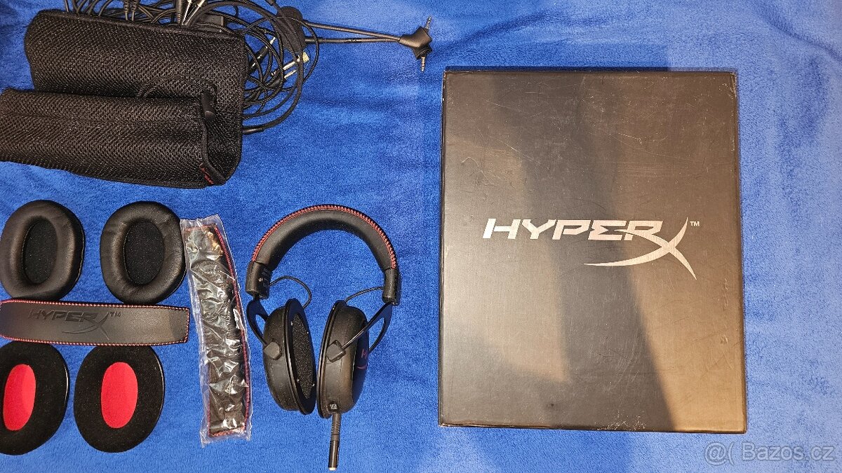 Herní Sluchátka HyperX Cloud s příslušenstvím