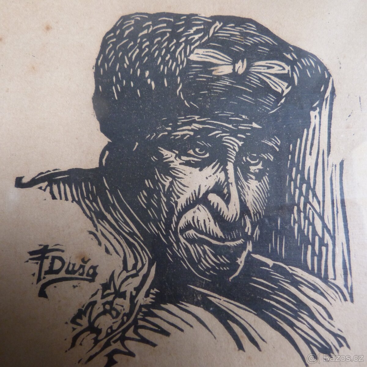 Obraz Ferdiš Duša černobílý