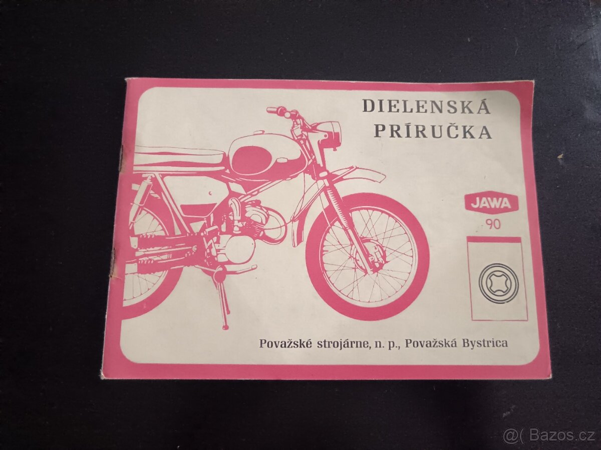 Jawa 90 dílenská příručka originál