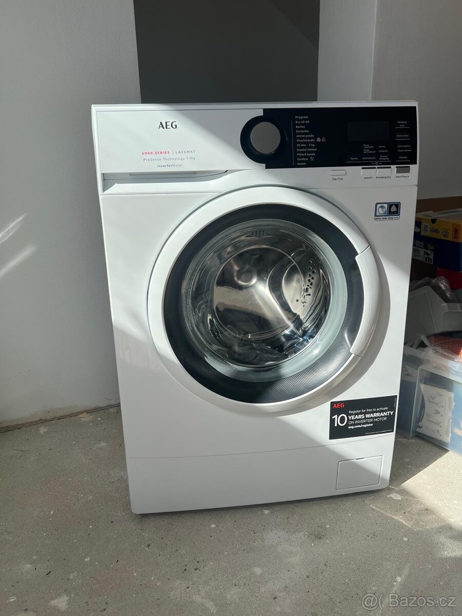 Pračka AEG 6000 LAVAMAT Pro Sense, 1-6 kg, úzká