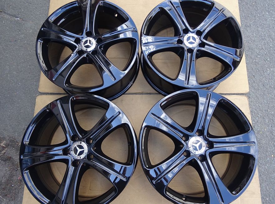 Alu disky černé Mercedes 18", 5x112, ET 43, šíře 8J